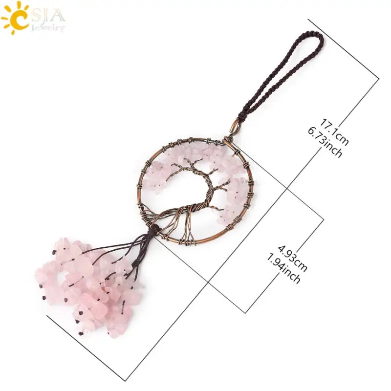Tree of Life Keychain Silver Buddhist Symbol Charm | Spiritual Key Chain Accessory | Buddhive