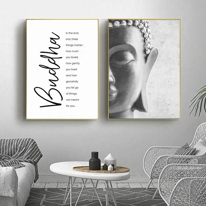 Zen Buddha Poster - Meditation Wall Art Print - Peaceful Home Decor | Buddhive