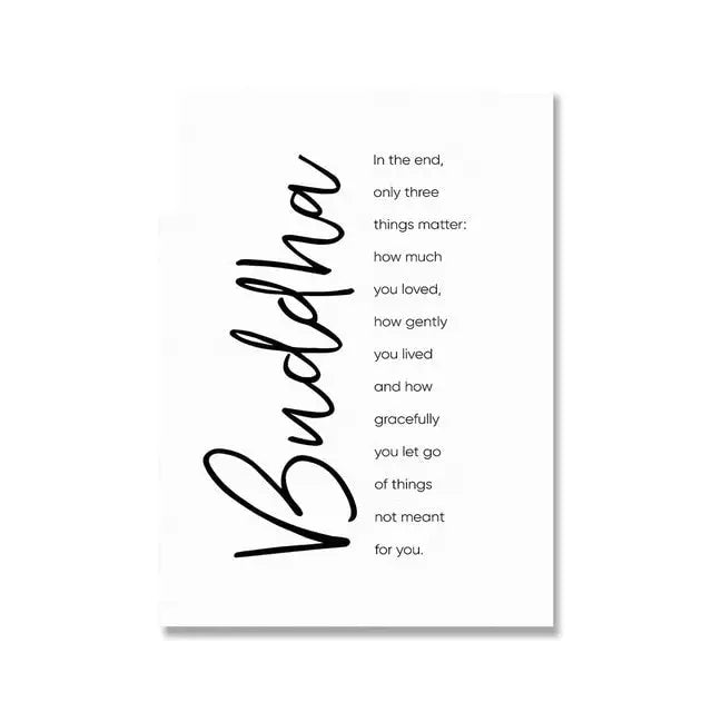 Zen Buddha Poster - Meditation Wall Art Print - Peaceful Home Decor | Buddhive