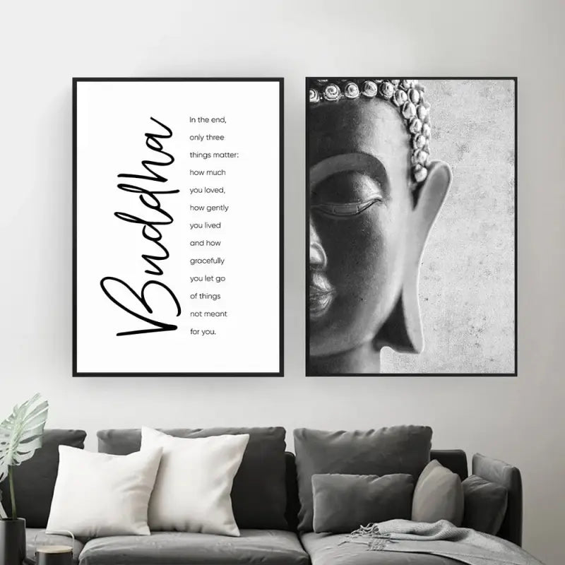 Zen Buddha Poster - Meditation Wall Art Print - Peaceful Home Decor | Buddhive