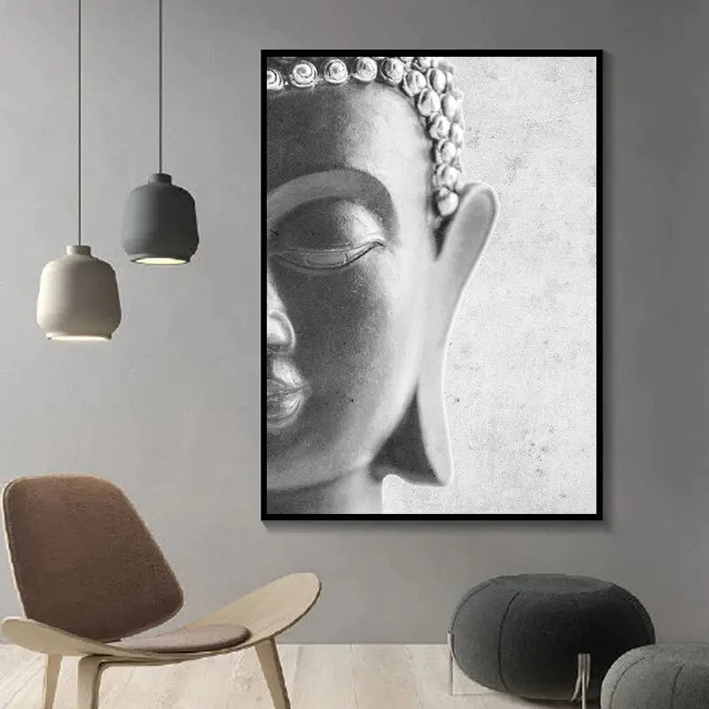 Zen Buddha Poster - Meditation Wall Art Print - Peaceful Home Decor | Buddhive