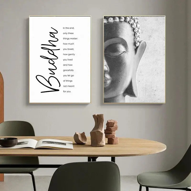 Zen Buddha Poster - Meditation Wall Art Print - Peaceful Home Decor | Buddhive
