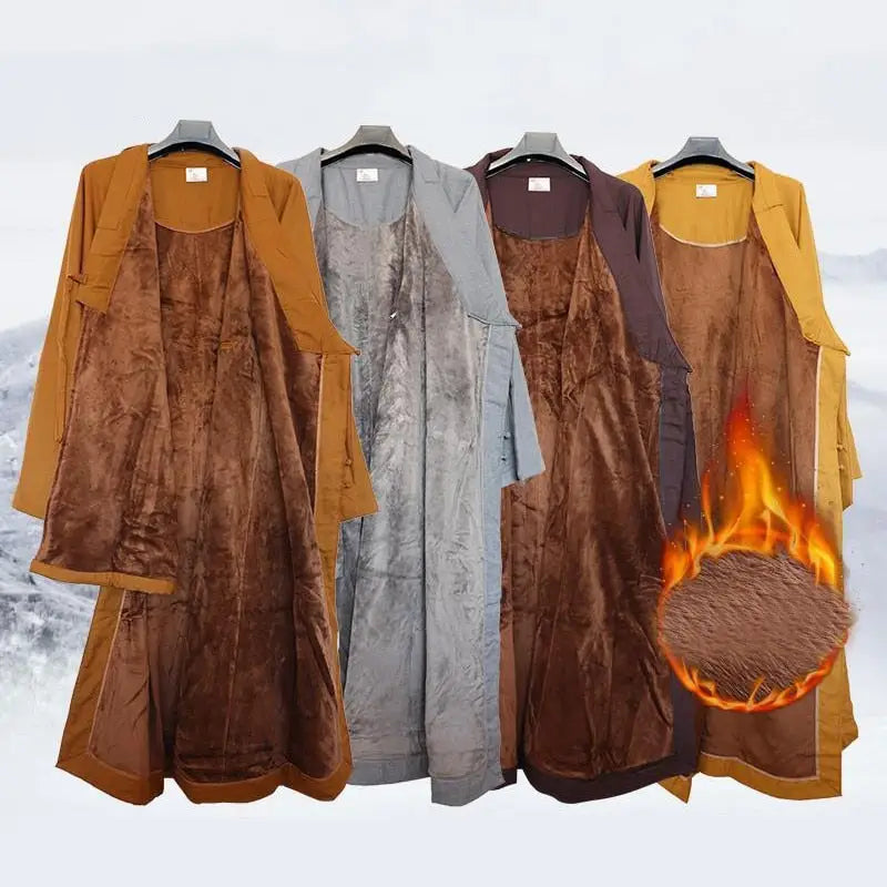 Buddhist Monk Robe Winter Kesa - Authentic Meditation Robe - Warm Traditional Design | Buddhive