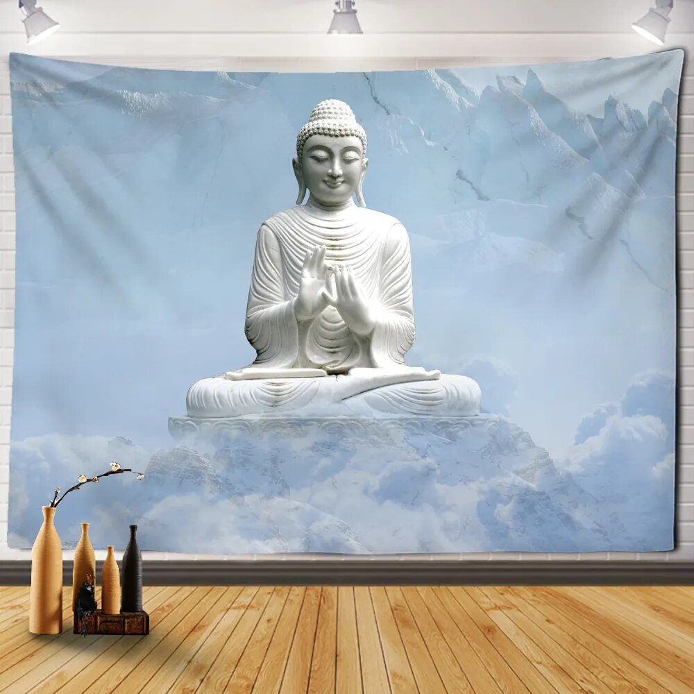 Nature Buddha tapestry