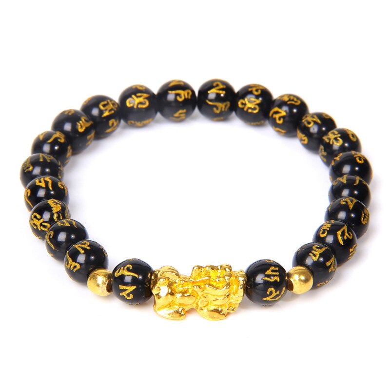 Feng Shui Pixiu Gold Bracelet