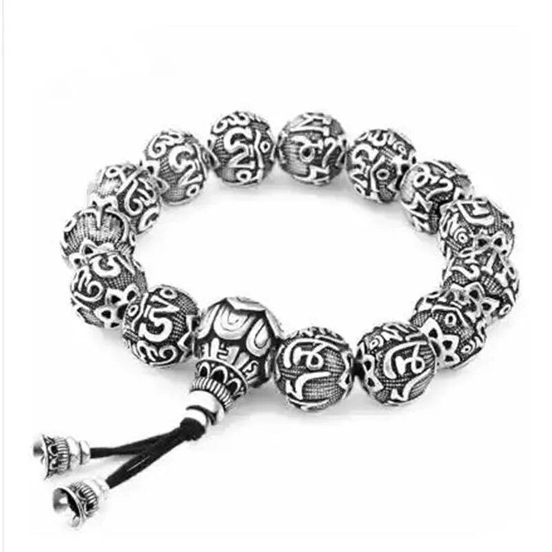 Sanskrit Mantra Bead Mala Bracelet