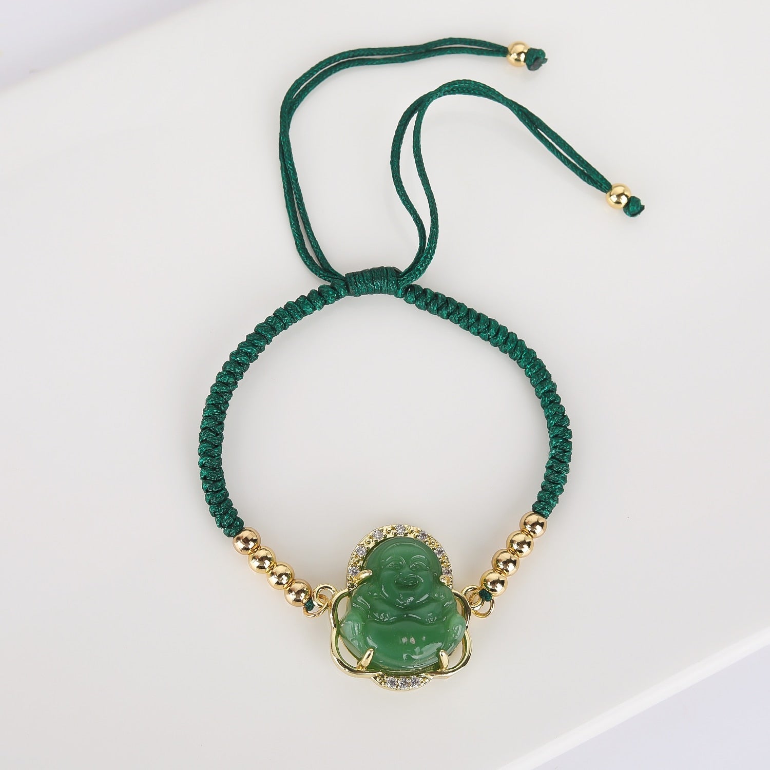 Zircon Buddha Bracelet