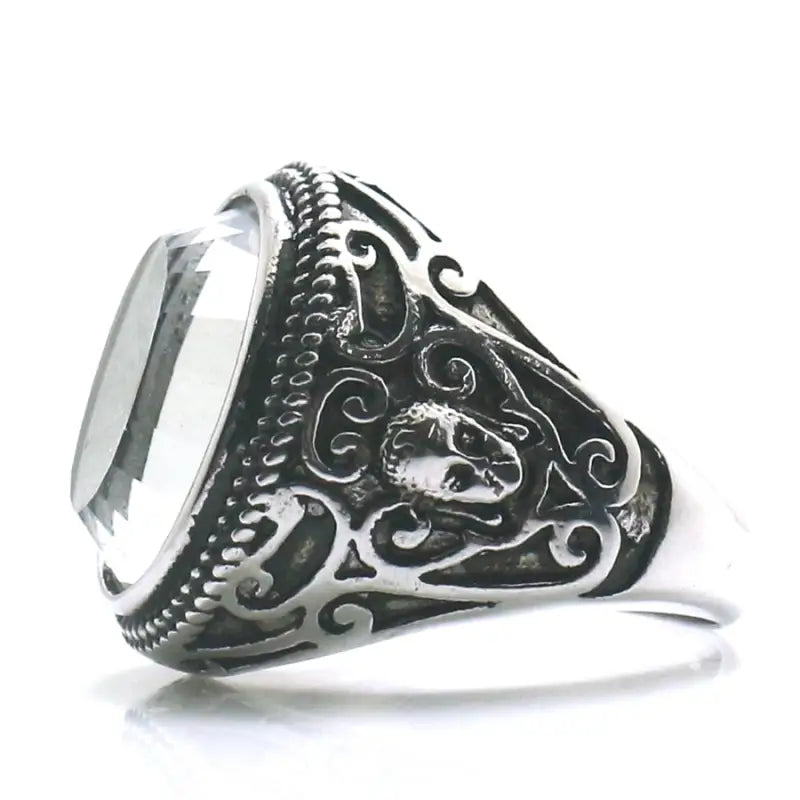 Thai Silver Buddha Ring