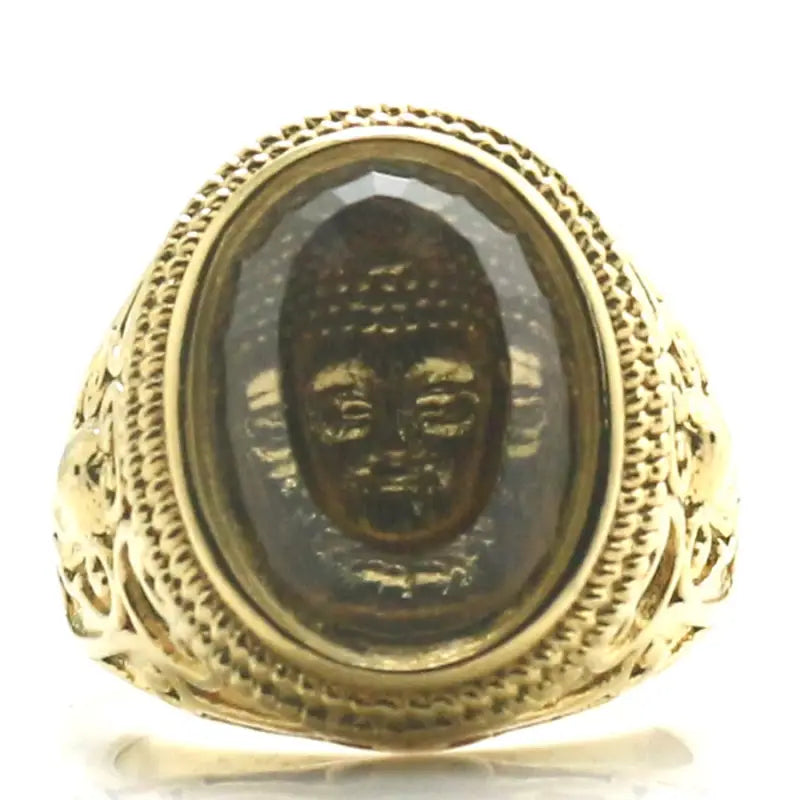 Thai Gold Buddha Ring