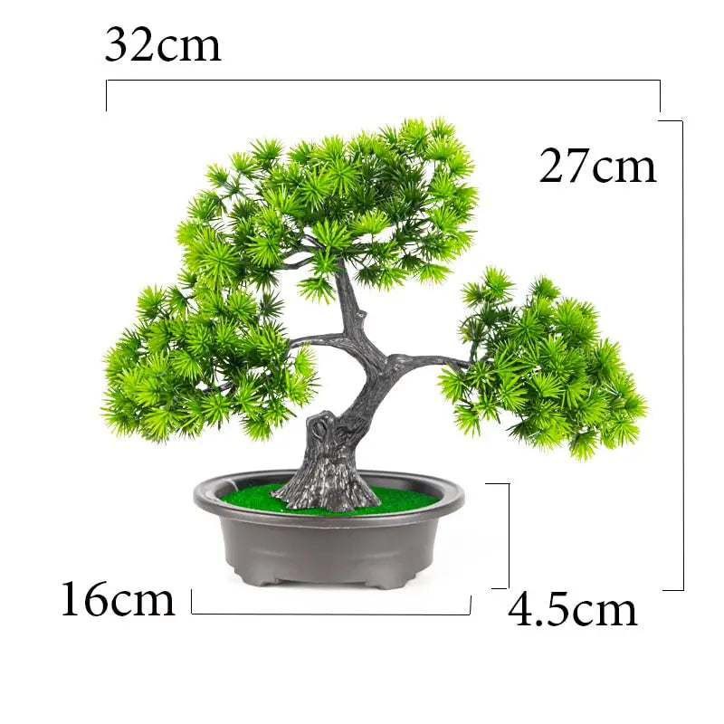 Pine Wolong Artificial Bonsai