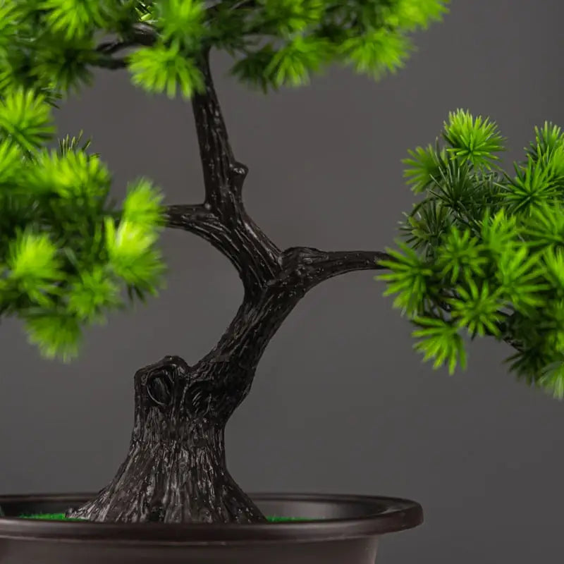 Pine Wolong Artificial Bonsai