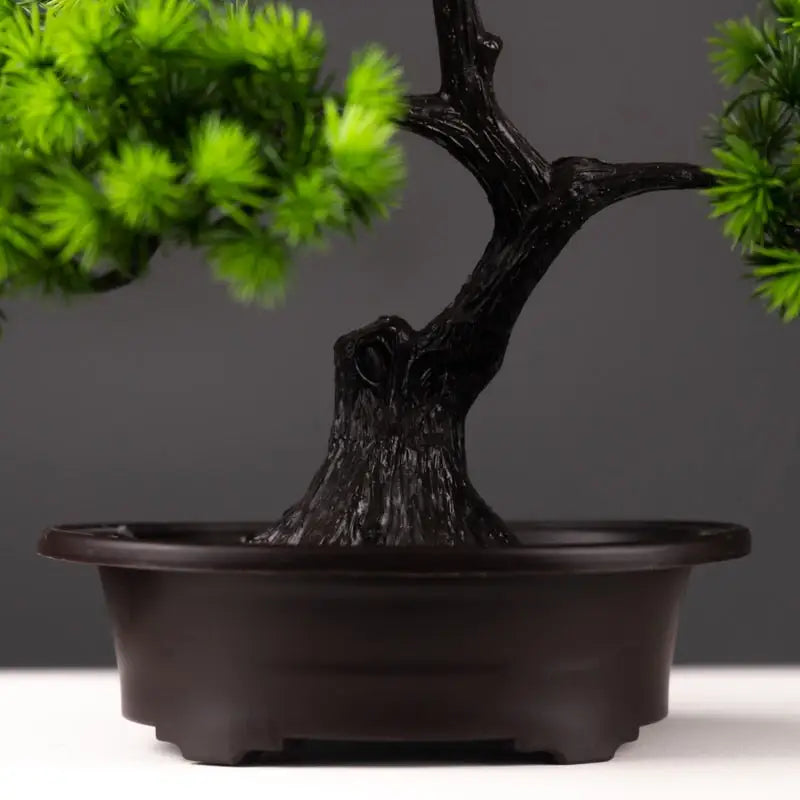 Pine Wolong Artificial Bonsai