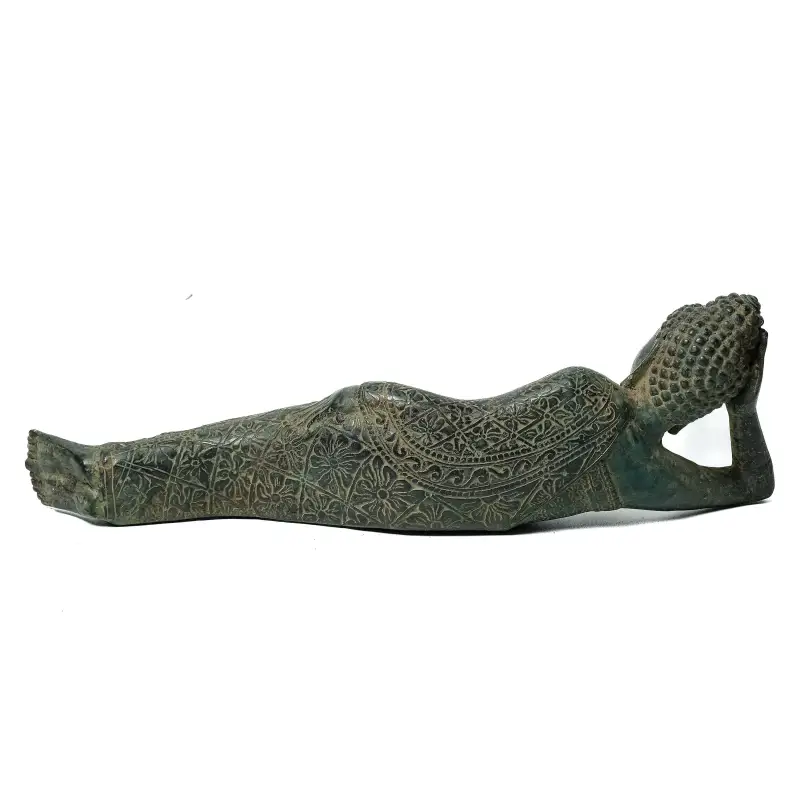 Bronze 35cm Reclining Buddha