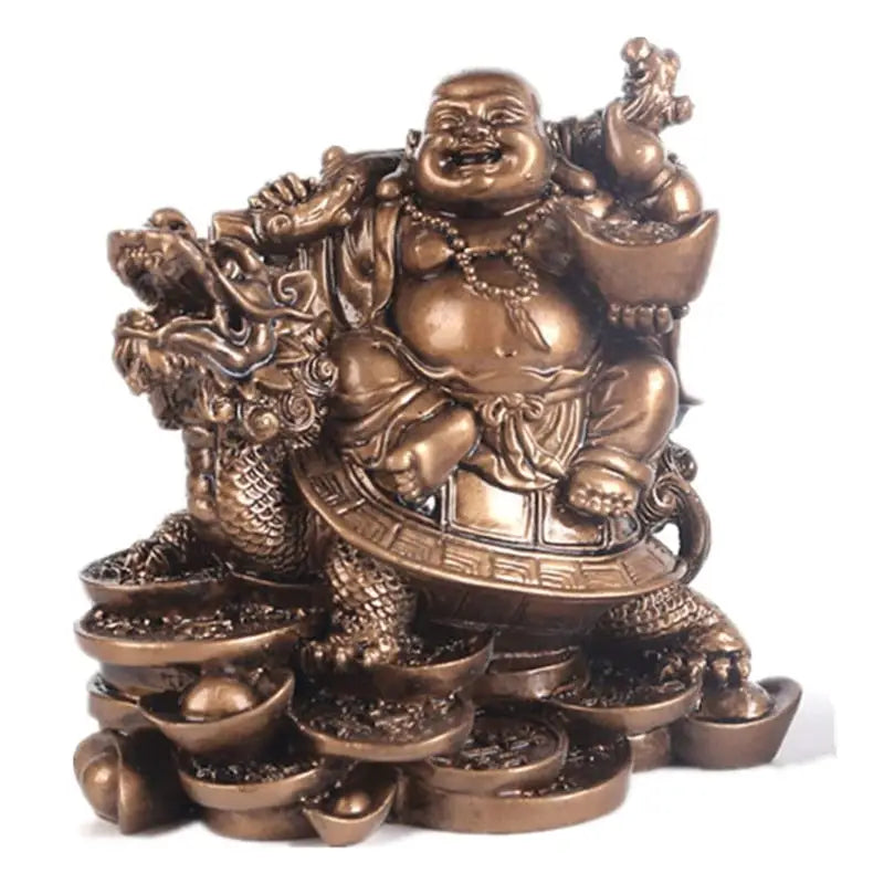 Tortoise Dragon Laughing Buddha