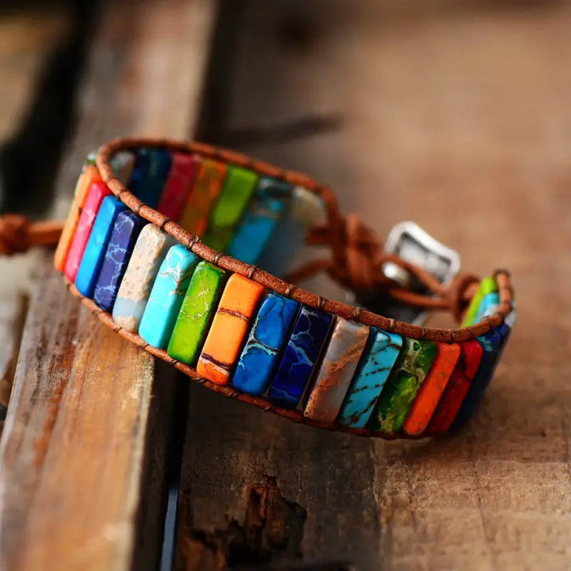 Chakra Jasper Bracelet