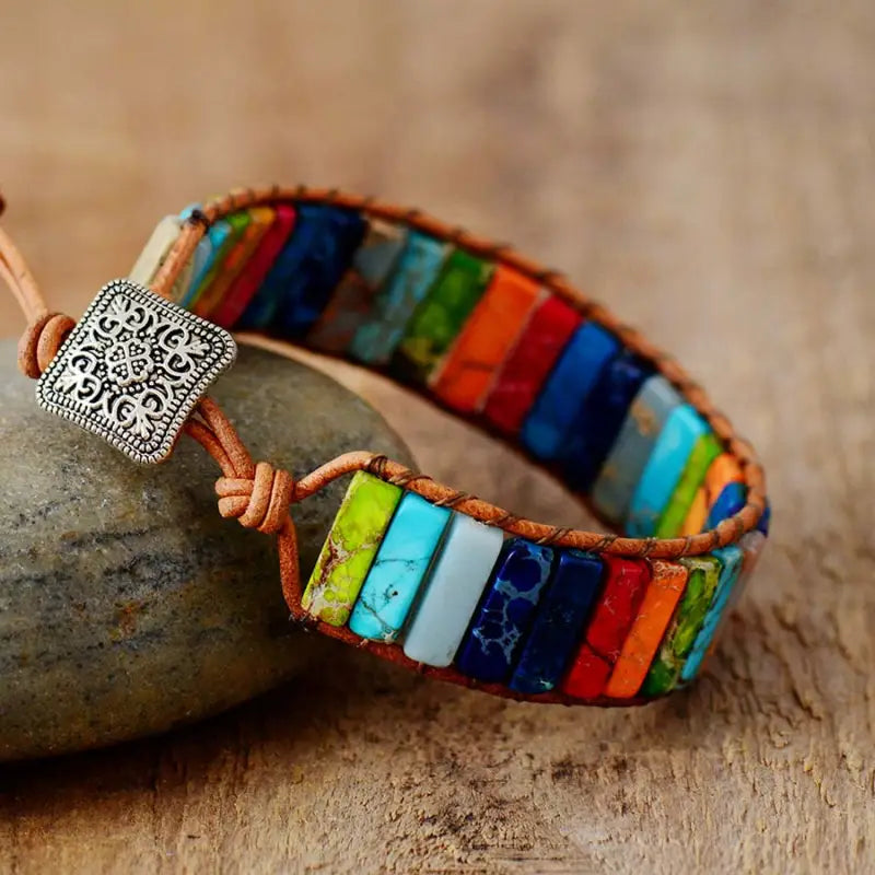 Chakra Jasper Bracelet