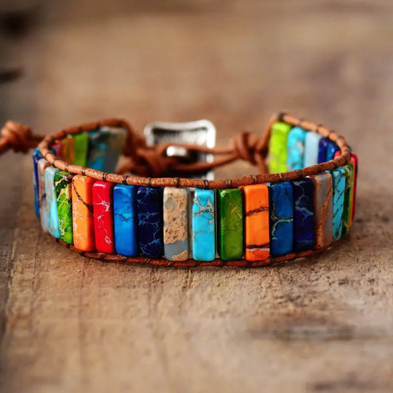 Chakra Jasper Bracelet