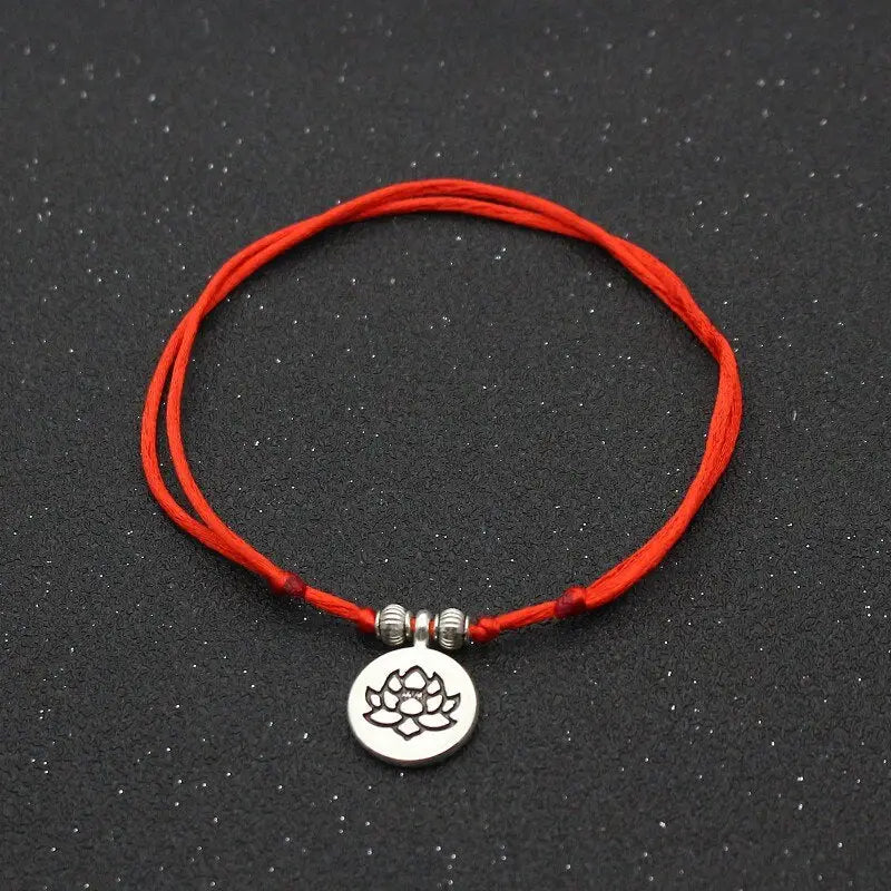 Red Buddhist Anklet