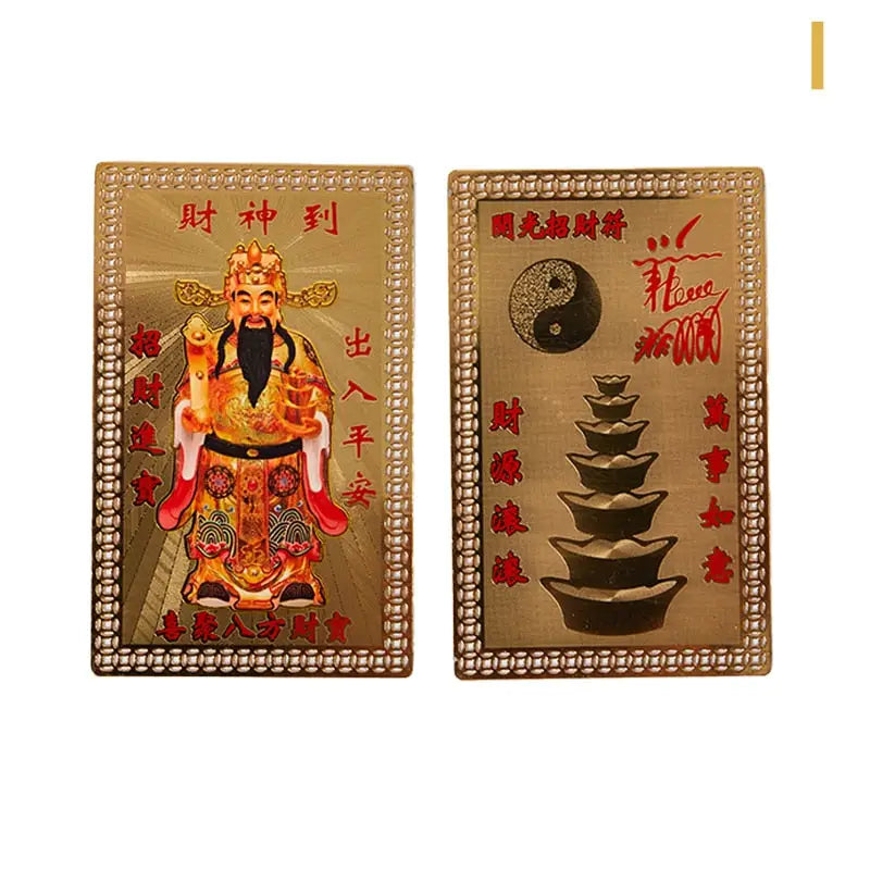 Thangka Gold Copper Card Collection