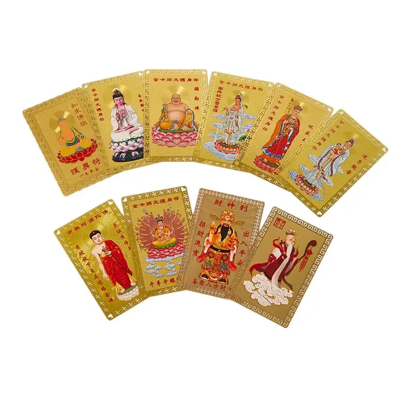 Thangka Gold Copper Card Collection