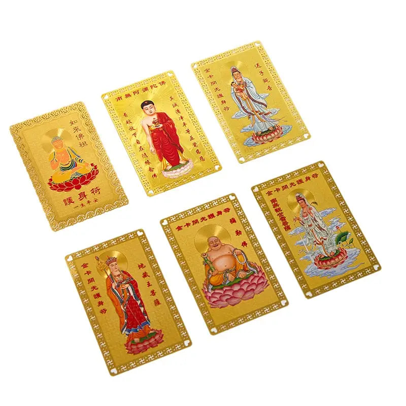 Thangka Gold Copper Card Collection