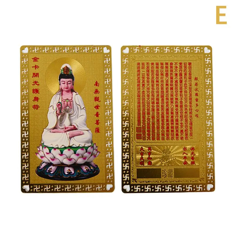 Thangka Gold Copper Card Collection