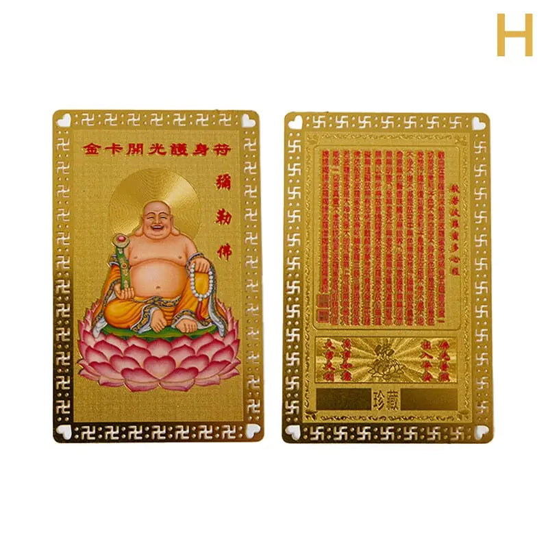 Thangka Gold Copper Card Collection