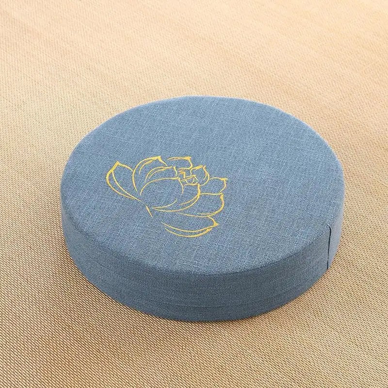 Golden Lotus Flower Meditation Cushion