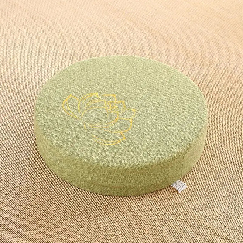 Golden Lotus Flower Meditation Cushion