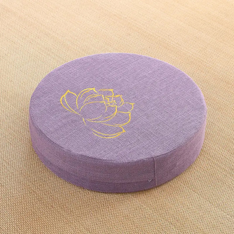 Golden Lotus Flower Meditation Cushion