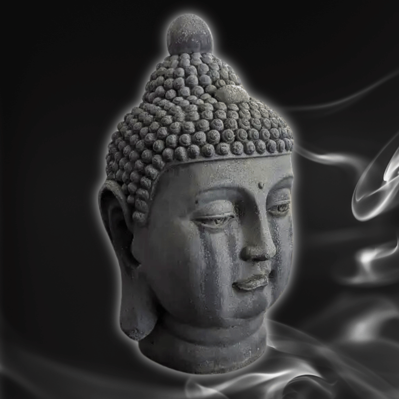 Large Buddha Head statue