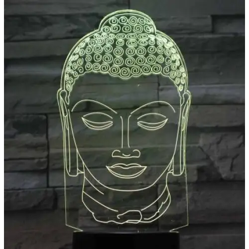 Buddha and Lotus Lamp