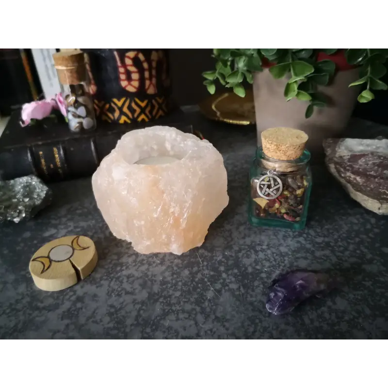 Himalayan Salt Candle Holder