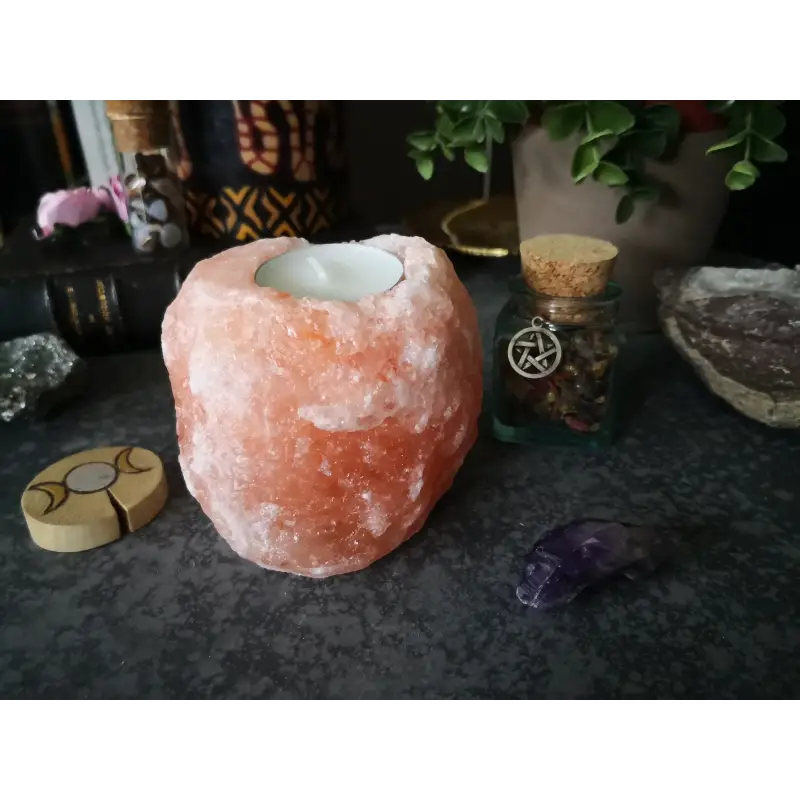 Himalayan Salt Candle Holder