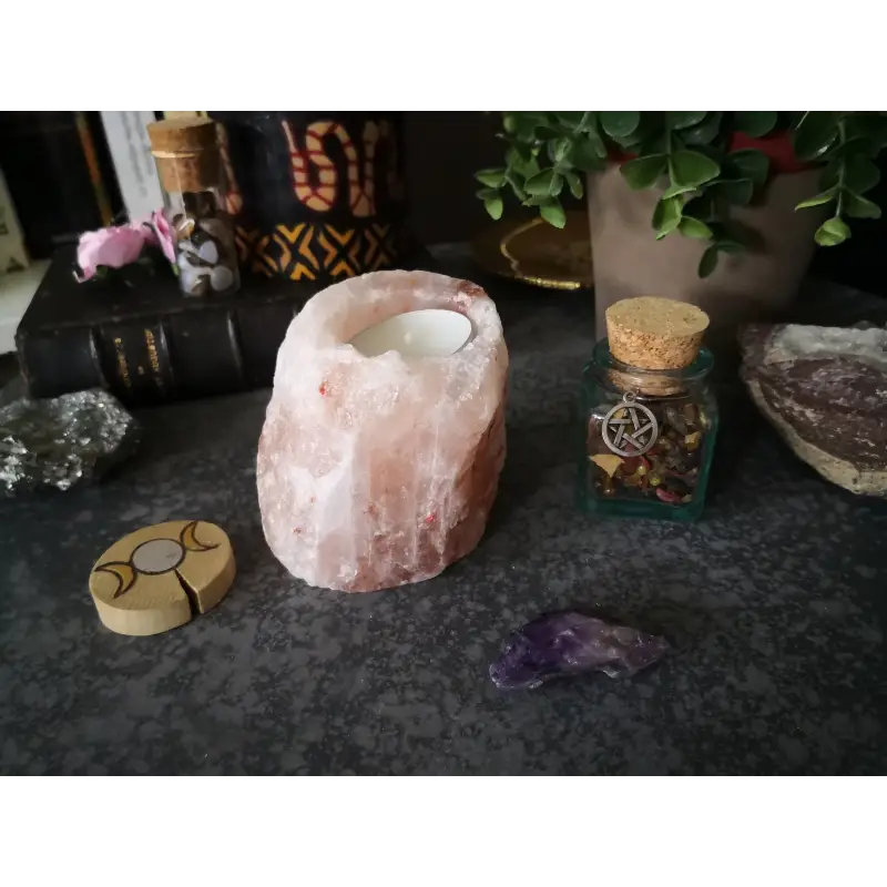 Himalayan Salt Candle Holder