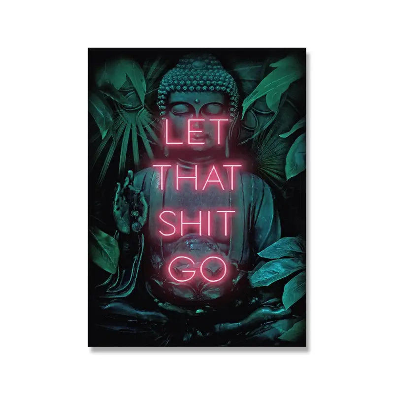 Painting Buddha "Let go yourself