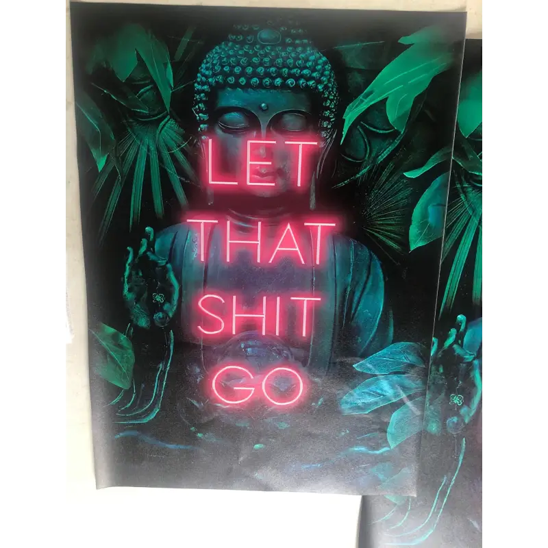Painting Buddha "Let go yourself
