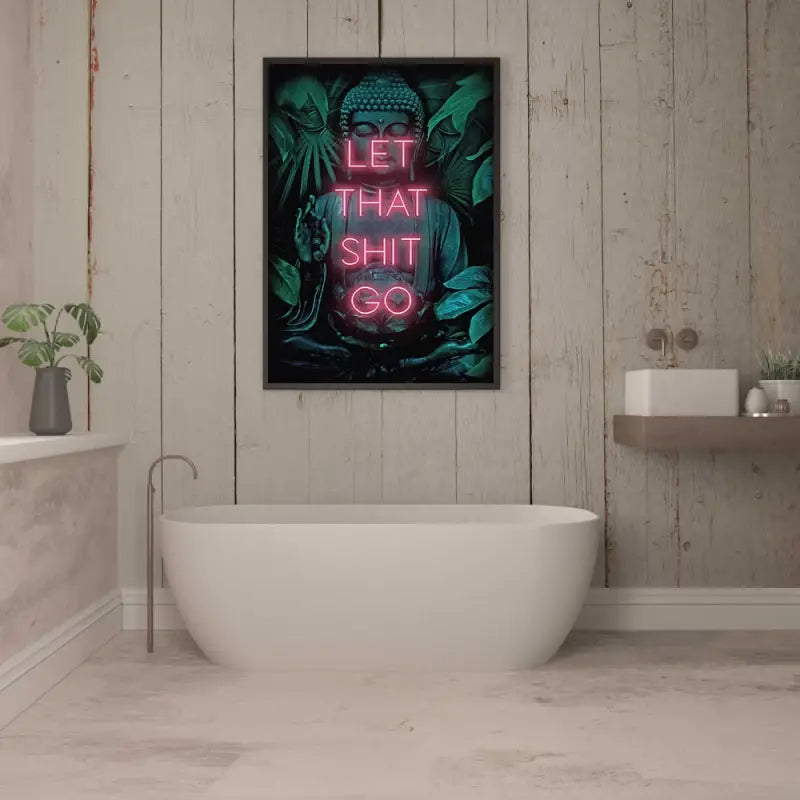 Painting Buddha "Let go yourself