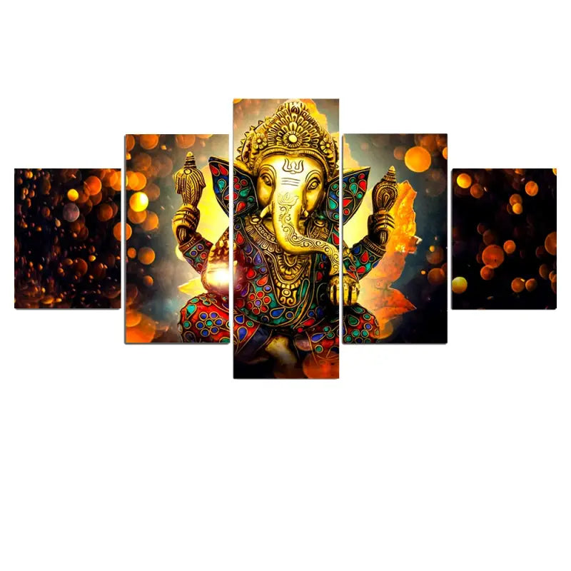 Ganesh painting 5 Pieces