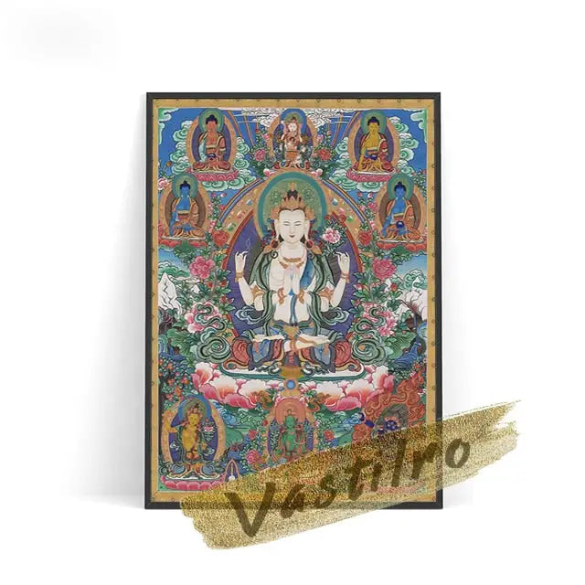 Canvas painting Thangka