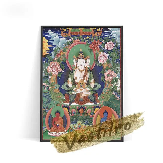Canvas painting Thangka