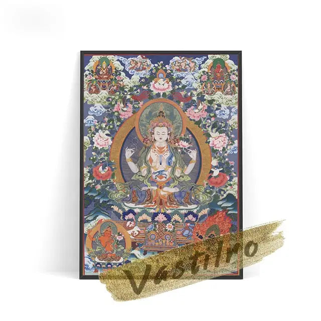 Canvas painting Thangka
