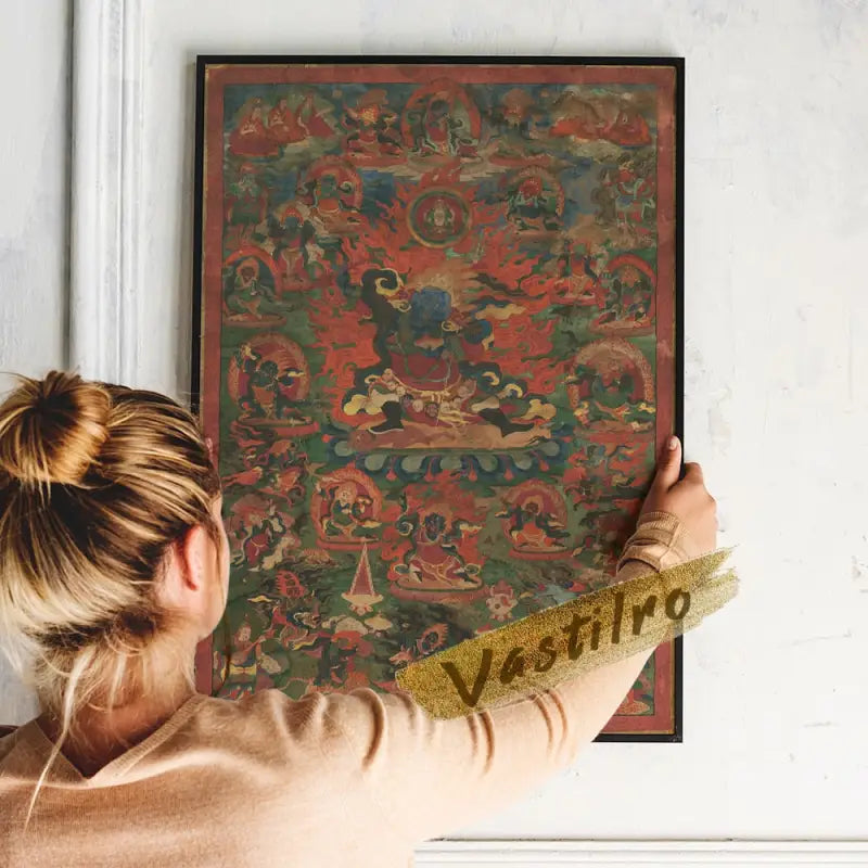 Canvas painting Thangka