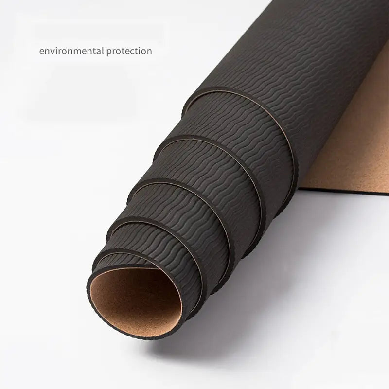 Chakra cork yoga mat