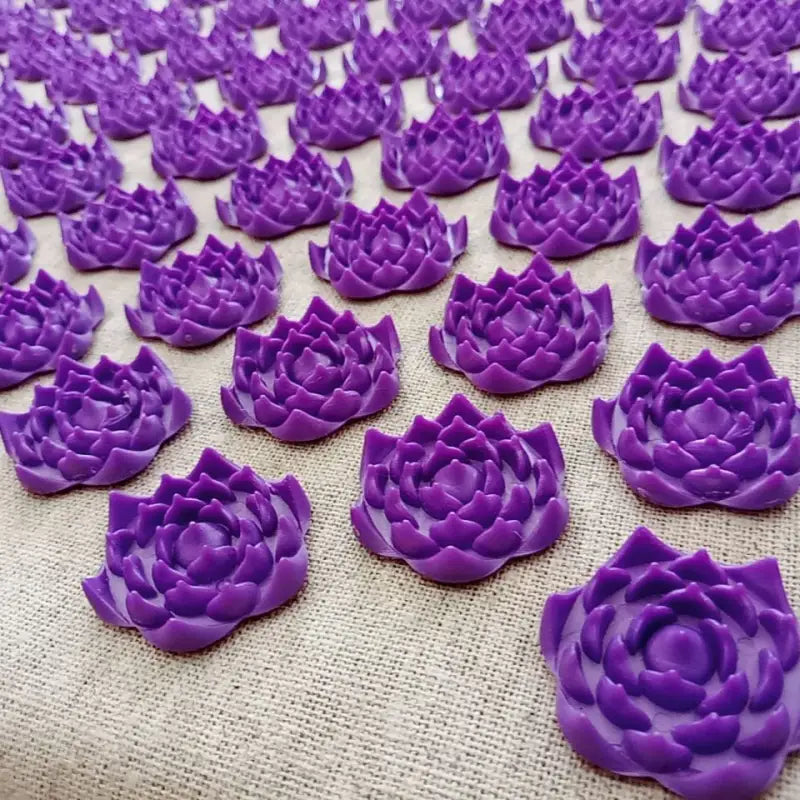 Yoga acupressure mat Lotus flower