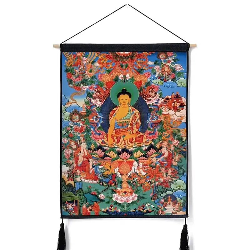 Buddhist Thangka tapestry