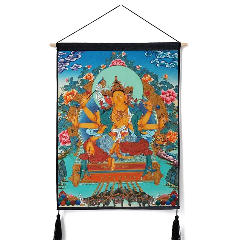 Buddhist Thangka tapestry