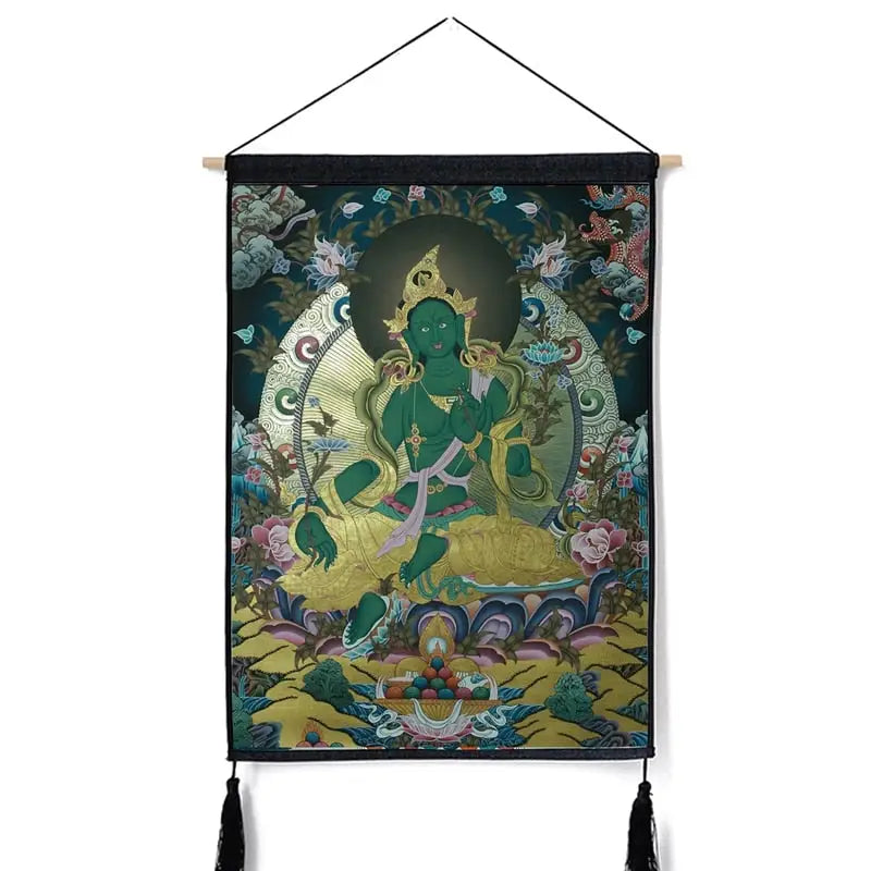 Buddhist Thangka tapestry