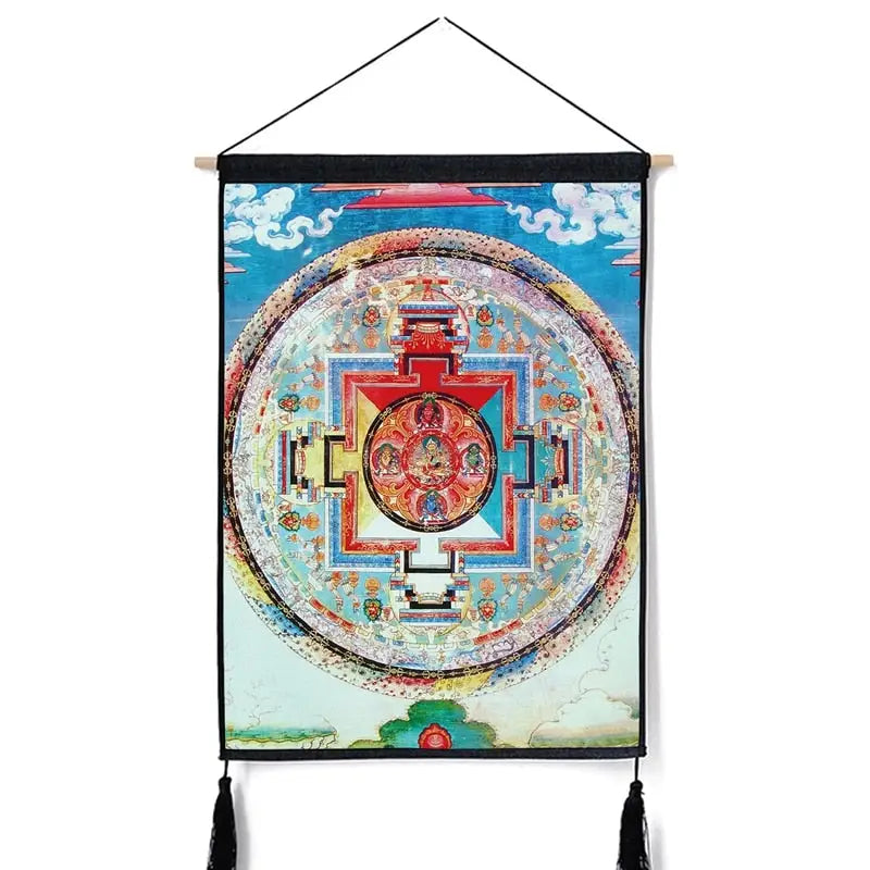 Buddhist Thangka tapestry