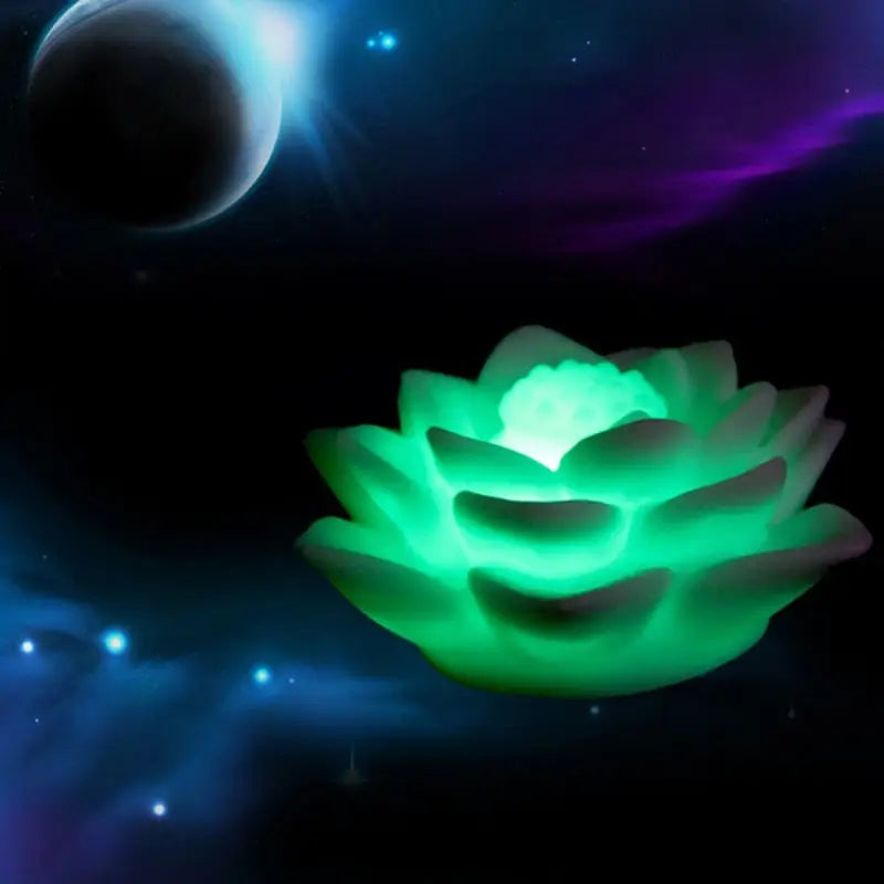 LED Lotus Flower Night Light